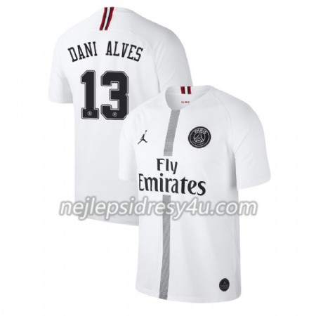 Fotbalový Dres Paris Saint-Germain Dani Alves 13 Jodan Bílá Alternativní 2018/19